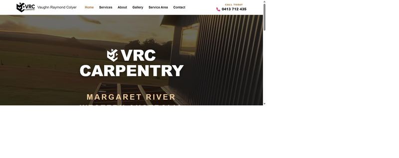 Carpentry trade website built by Fixed Price Websites — example build for Canberra businesses
